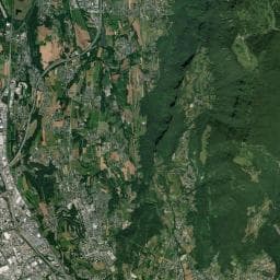 Vue aérienne des environs de Aire de bivouac 1 - véhicule