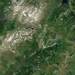 Vue aérienne des environs de Chalet de Bizard