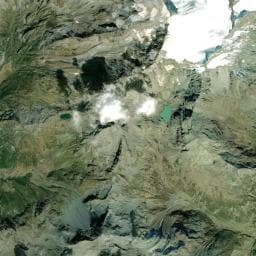 Vue aérienne des environs de Refuge de l'Archeboc
