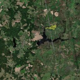 Vue aérienne des environs de Camping à La Coquille