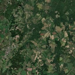 Vue aérienne des environs de Aire de camping-car à La Coquille (2)