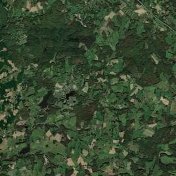 Vue aérienne des environs de Aire d'accueil camping-car de Meuzac