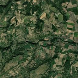 Vue aérienne des environs de Aire camping car Tourzel