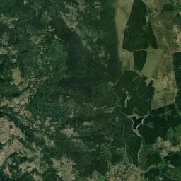 Vue aérienne des environs de Gîte d’étape des Pradeaux