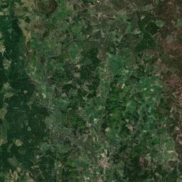 Vue aérienne des environs de Le jas du mas