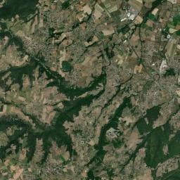 Vue aérienne des environs de La Halte Bleue