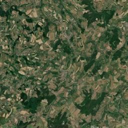 Vue aérienne des environs de Aire Camping-cars Fontanes