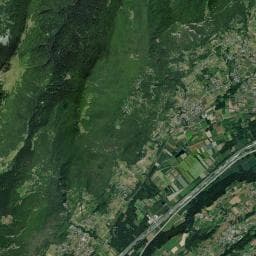Vue aérienne des environs de Chalet du Morbié