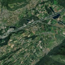 Vue aérienne des environs de Aire de camping-car à Châteauneuf