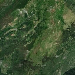 Vue aérienne des environs de Abri du chalet des Veaux