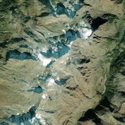 Vue aérienne des environs de Source de la Vaudaletta