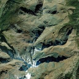 Vue aérienne des environs de Source de la Casotto d'Orvieilles