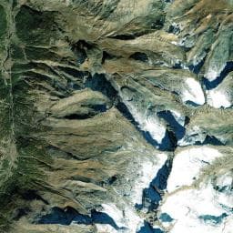 Vue aérienne des environs de Prise d'eau de Levionaz