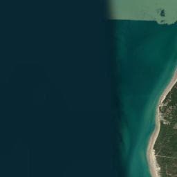 Vue aérienne des environs de Sandaya Camping Soulac Plage