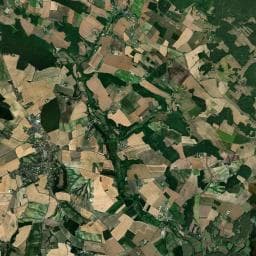 Vue aérienne des environs de Aire du Pontaroux