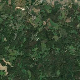 Vue aérienne des environs de Camping l'Agrion bleu