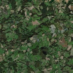 Vue aérienne des environs de Camping Les Allées