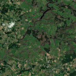 Vue aérienne des environs de Camping à Peyrissac