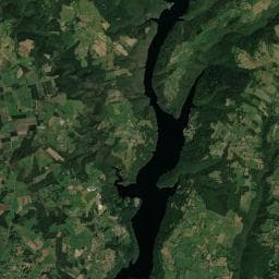 Vue aérienne des environs de Camping municipal La Chomette