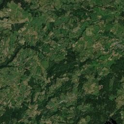 Vue aérienne des environs de Aire de camping-car à Bagnols