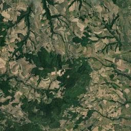 Vue aérienne des environs de Fontaine de Pavezin