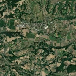 Vue aérienne des environs de Aire de camping-car à Beauvoir-de-Marc