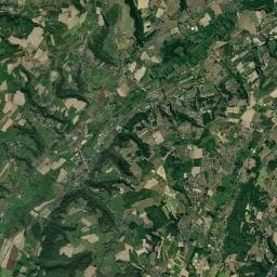 Vue aérienne des environs de Aire de service de Virieu