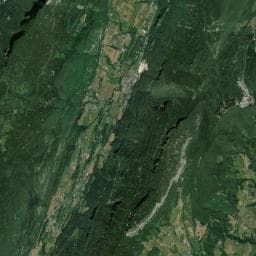 Vue aérienne des environs de Fontaine du Désert
