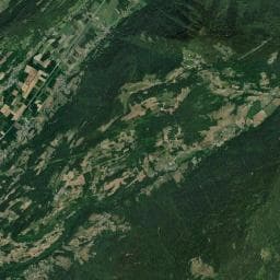 Vue aérienne des environs de Fontaine des Granges (Le Pontet)