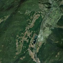 Vue aérienne des environs de Refuge du Petit Cucheron