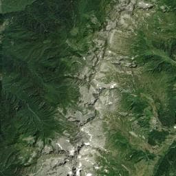 Vue aérienne des environs de Chalet de la Place du Dîner