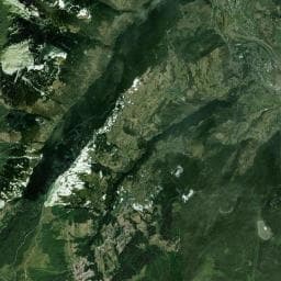 Vue aérienne des environs de Abri de Chantemerle