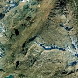 Vue aérienne des environs de Rifugio Albergo Savoia