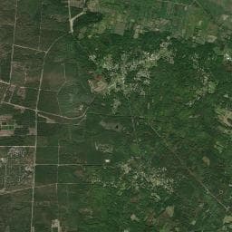 Vue aérienne des environs de Camping les Familles