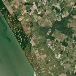 Vue aérienne des environs de Camping Port Maubert