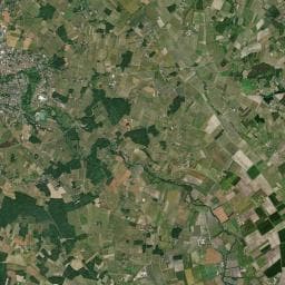 Vue aérienne des environs de Aire de repos à Saint-Simon-de-Bordes