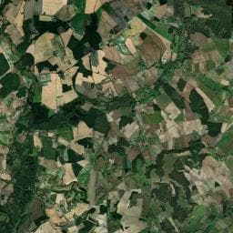 Vue aérienne des environs de Camping des Tourbières