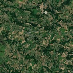 Vue aérienne des environs de Aire d'accueil de camping-cars de Chamboulive