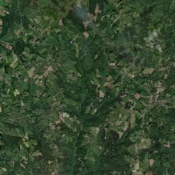 Vue aérienne des environs de Camping municipale de St Augustin