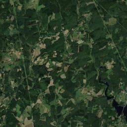 Vue aérienne des environs de Camping Le Soustran