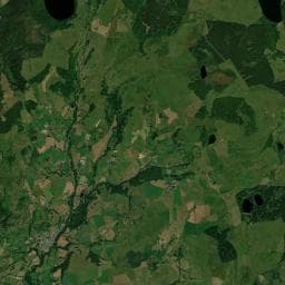 Vue aérienne des environs de Cabane du Ruisseau de la Tranquilité