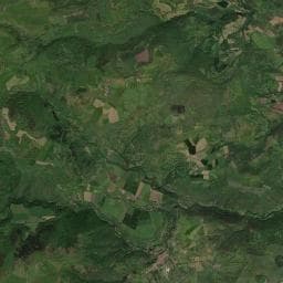 Vue aérienne des environs de Aire camping-car Le Fromental