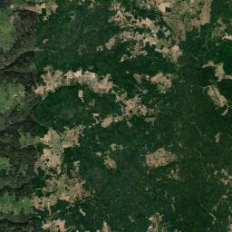 Vue aérienne des environs de Domaine de Châteauneuf du Drac