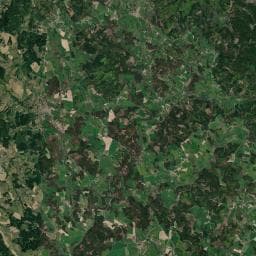 Vue aérienne des environs de Camping municipal