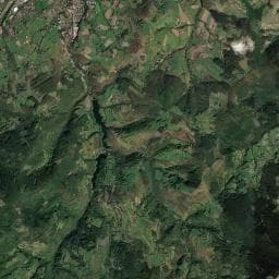 Vue aérienne des environs de Cabane du chasseur