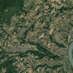 Vue aérienne des environs de Bel'Epoque du Pilat