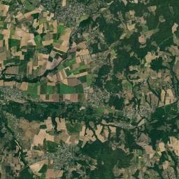 Vue aérienne des environs de Les Étangs