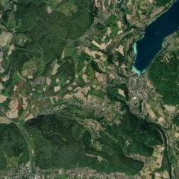 Vue aérienne des environs de Camping Robert