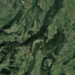 Vue aérienne des environs de Fontaine de La Montagne