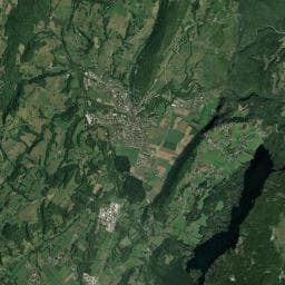 Vue aérienne des environs de Camping L'Arc-en-Ciel